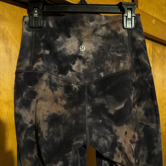 Lululemon Unlimit High-Rise Tight 25” *Keyhole Diamond Dye Graphite Grey Pink - Picture 8 of 10